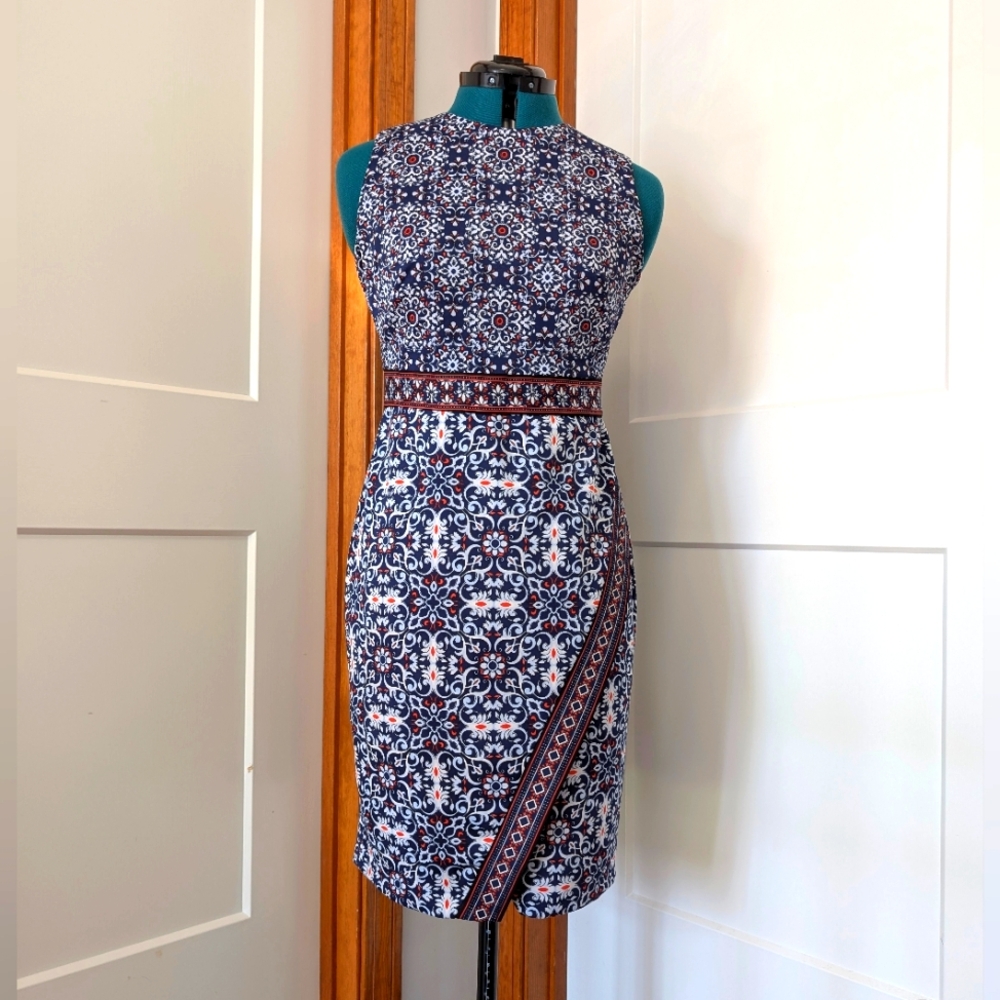 Maggy London | Size 6 | Bodycon Faux Wrap Dress